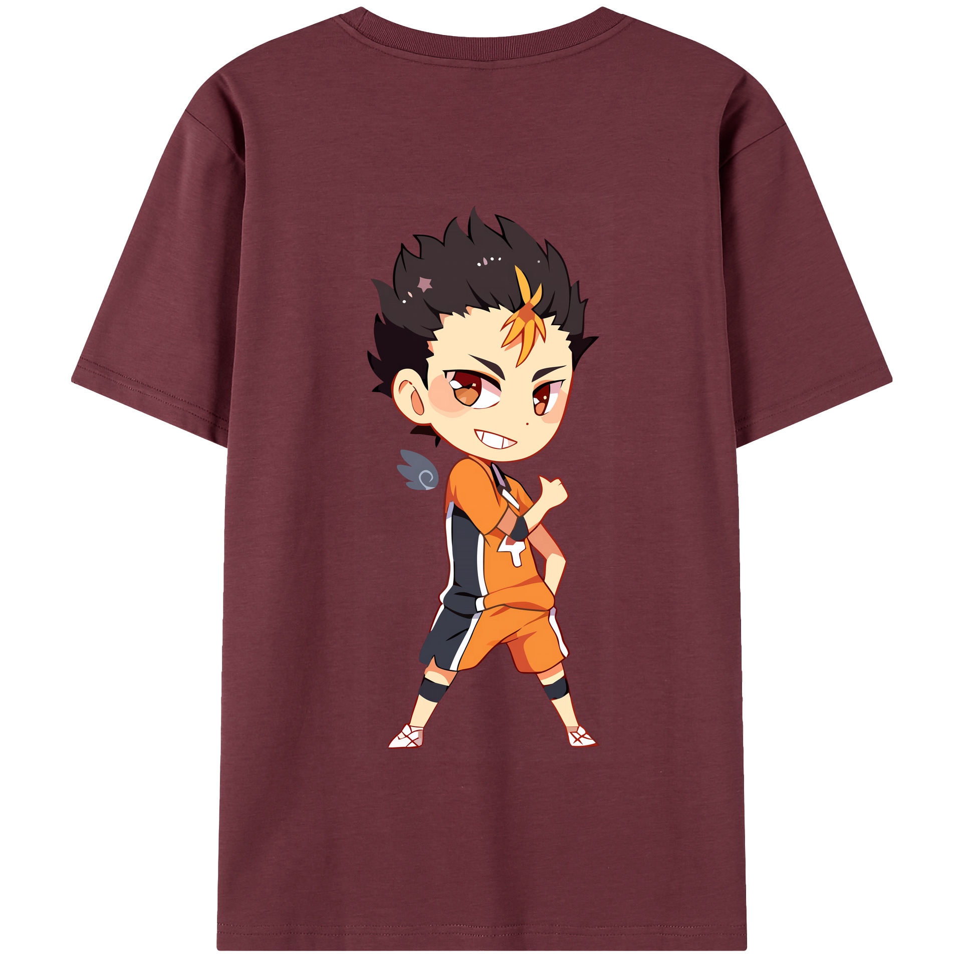 （画像用） ハイキュー!! Haikyu!! 綿100％半袖Tシャツ（背面プリント）